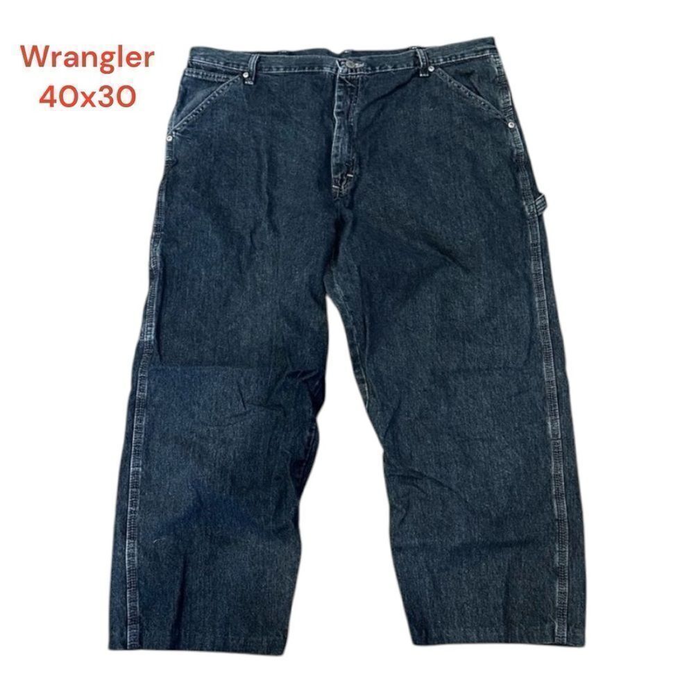 Wrangler carpenter pants 40x30 100% cotton real comfortable jeans
